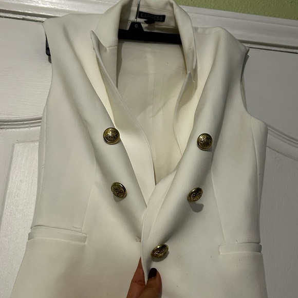 Express Vest sz xs cream - Picture 5 of 14